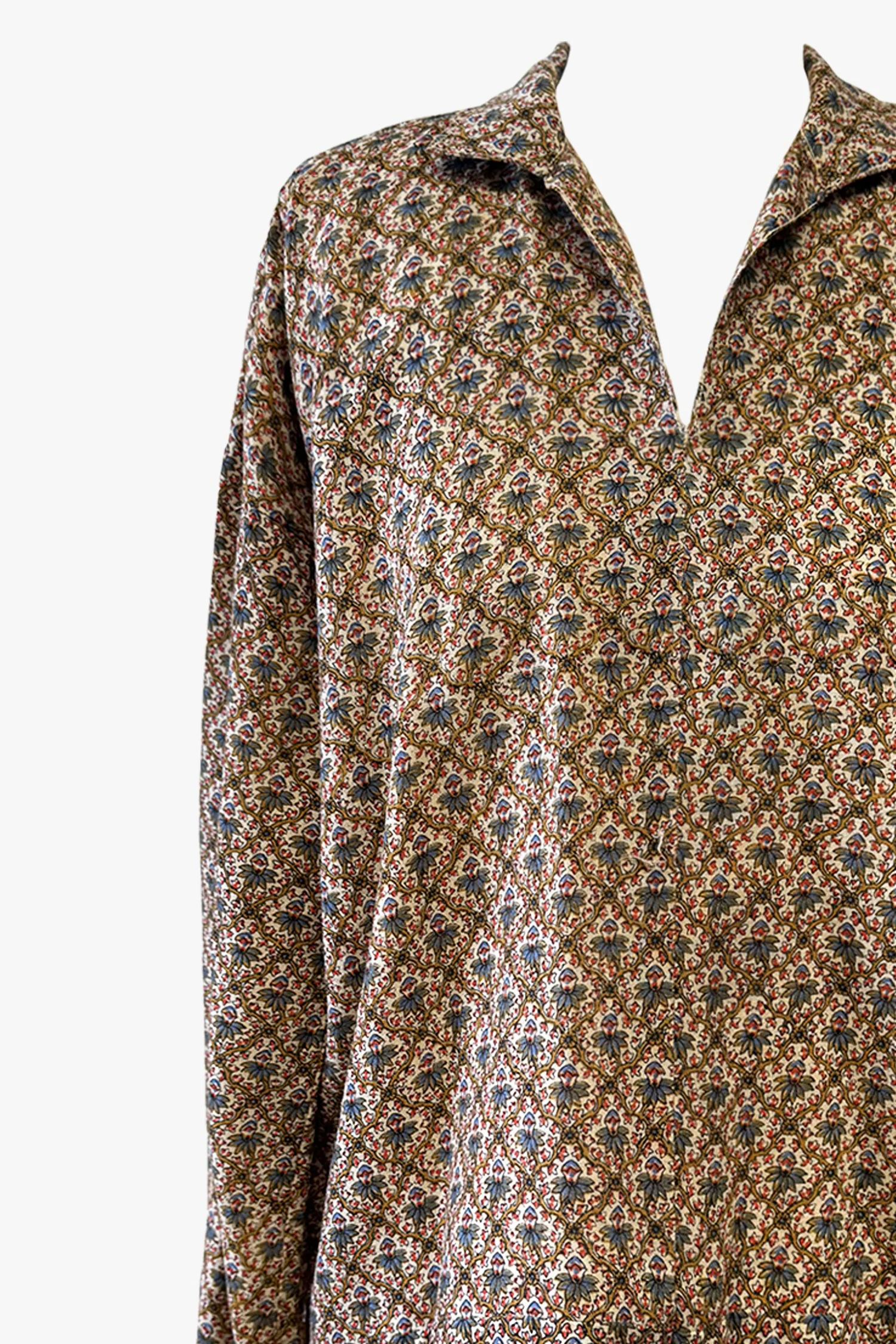 Vintage Woodblock Print Tunic - Image 2