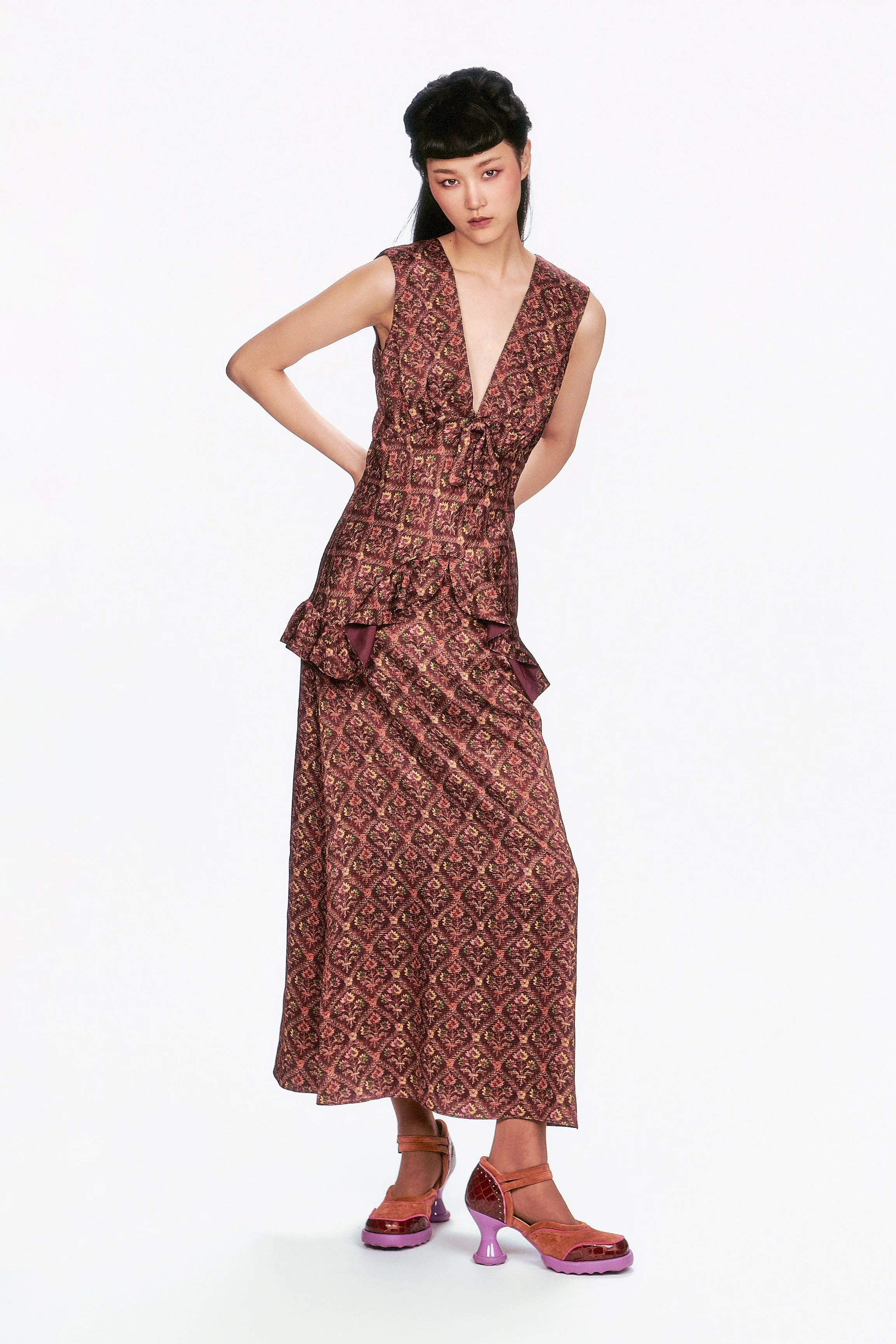 Wallpaper Medley Maxi Dress - Image 5